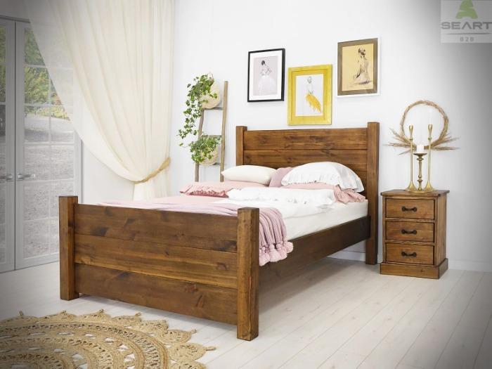 Łóżko drewniane rustykalne różne wymiary 