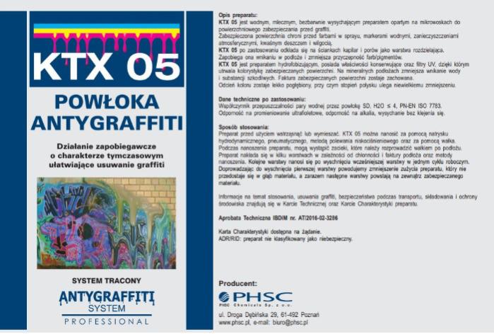 KTX 05 Powłoka Antygraffiti