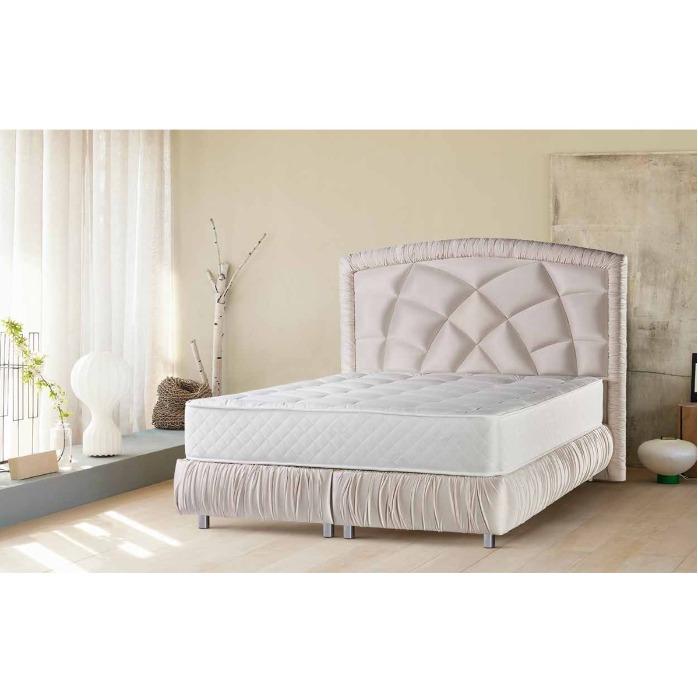 luksusowe łóżko king size skóra drewniana sypialnia meble no