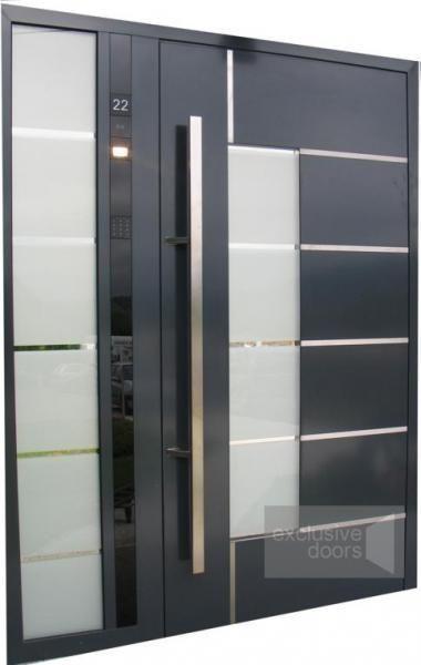 Drzwi z panelem kontrolnym DCS - drzwi aluminiowe