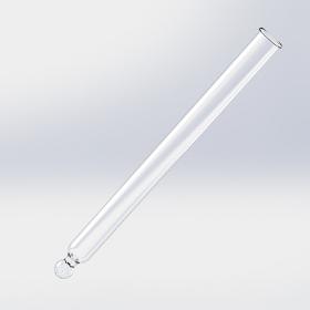Pipeta szklana z zakraplaczem – prosta końcówka, 91 mm