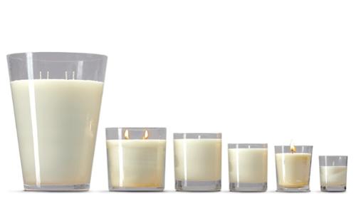 scented candles 220 ml solid cardboard packaging 
