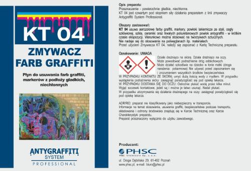 KT 04 - Zmywacz farb graffiti