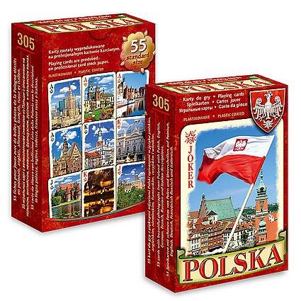 Pamiątkowe karty do gry Polska