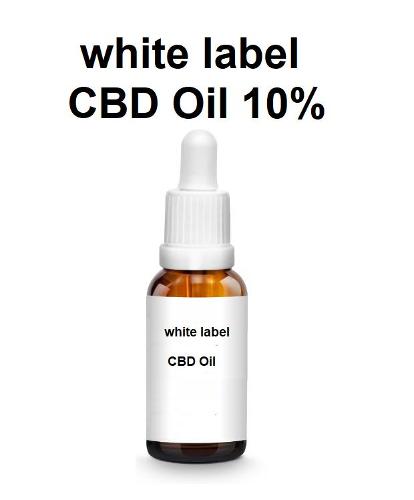 biała etykieta olej CBD 10%